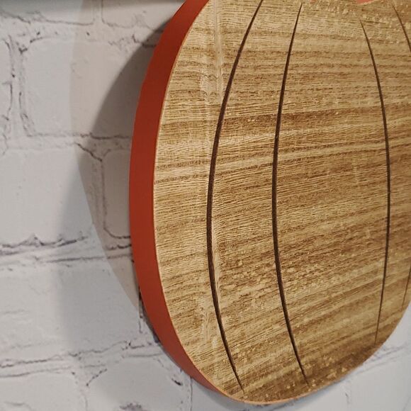 Wooden Pumpkin trivet - Picture 2 of 3